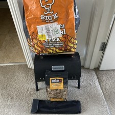 Portable Grill Camping BBQ Garden Barbecue Smoker Burner Charcoal Tabletop Grill