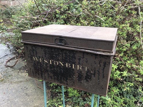 Antique vintage deed box - vintage,