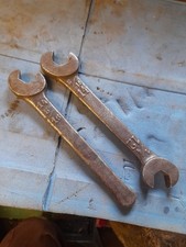 EARLY SPANNERS FOR VINTAGE OR VETERAN CAR TOOLKIT. METRIC AND WHITWORTH SIZES
