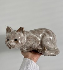 Vintage Ceramic Large Grey