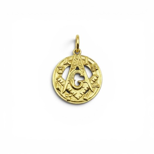 9ct yellow gold masonic - 9ct, 9k