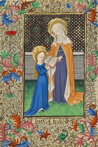 Saint anne and the virgin - and,