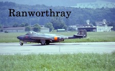 Orig Aircraft slide  J-1616 DH.112 Venom Swiss Air Force 1980 #2005