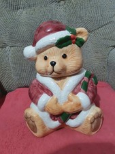 Christmas teddy bear cookie