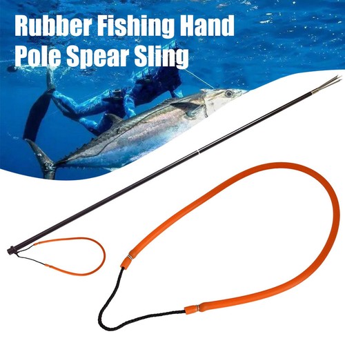 Orange rubber fishing hand - orange,