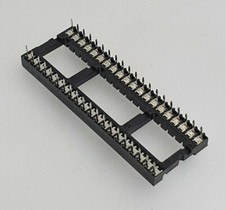 40 PIN DIP DIL IC SOCKET PCB 0.6" x 0.1"  SPACING ( 2.54mm )   - CHOOSE QUANTITY
