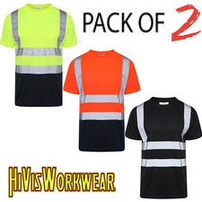 HI VIS T SHIRT SHORT SLEEVE