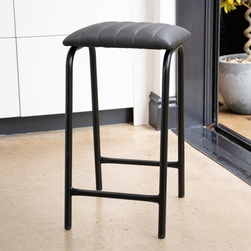 Bar stool faux leather 66cm - bar,