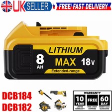 For DEWALT DCB184 18V 8.0Ah