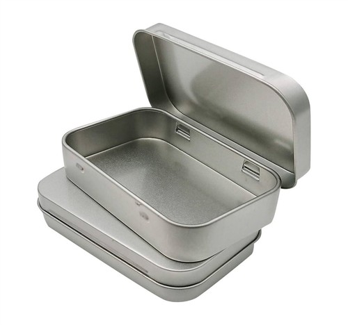 Small metal storage tin - small,