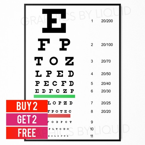 Eye chart optician - eye,