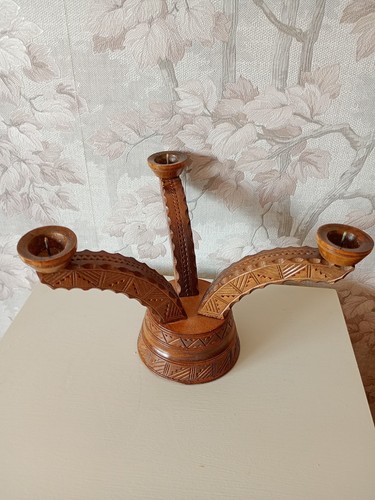 Vintage hard carved - hard-carved, wooden