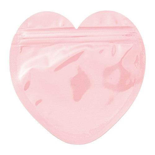10x pink heart zip - pink,