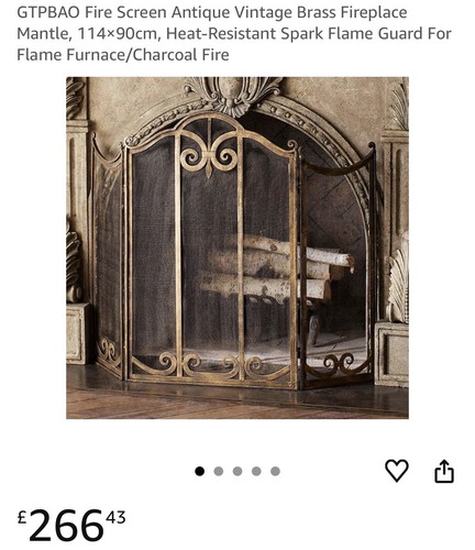 Fire screen antique vintage - antique,