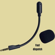 Replacement Microphone 3.5mm  Microphone Headset Detachable Boom Mic External 