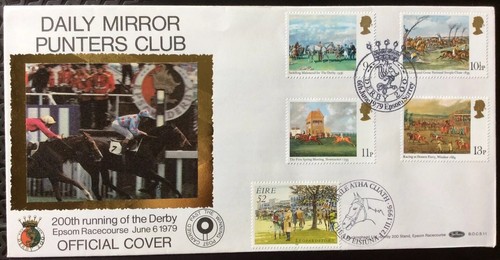 1979 horse racing fdc - 6.6.1979,