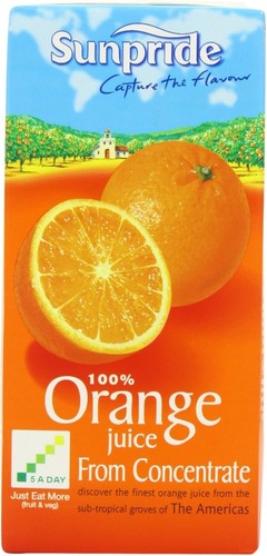 Sunpride orange juice pack - sunpride,