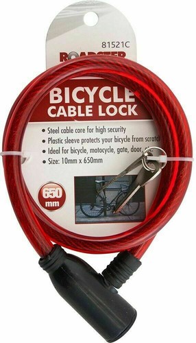 Cable lock cycle motor - cycle, bike