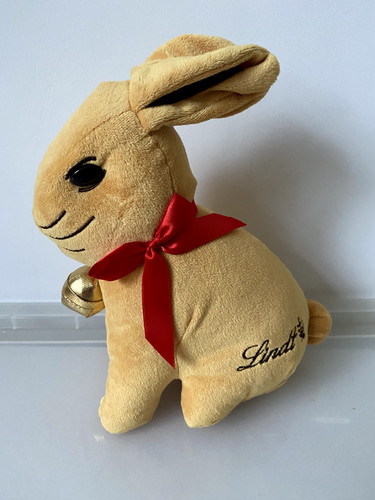 Lindt bunny rabbit plush - lindt, 10"