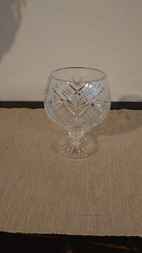 Large lead crystal brandy - lead,