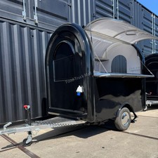 Black Mini Food Trailer For Sale Mobile Catering Van