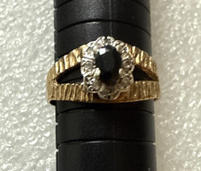 9ct Gold Sapphire & Diamond