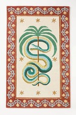 Hand tufted wool rug 9x12 - hand-tufted,