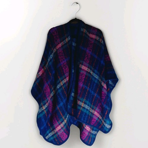 Knitted cape wrap - knitted, cosy