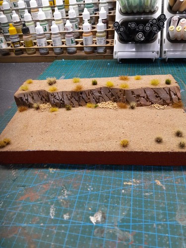 Diorama base scale desert - diorama, 1/72