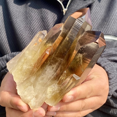 81lb natural citrine crystal - natural,
