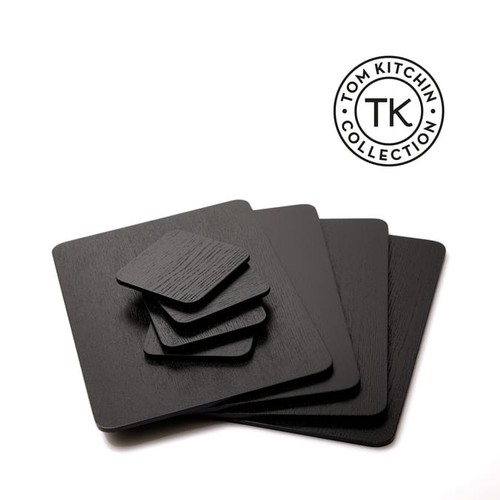 Tom kitchin black placemat - tom,