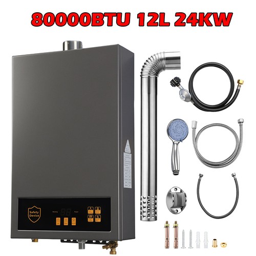 80000btu 12l 24kw tankless gas - 24kw,