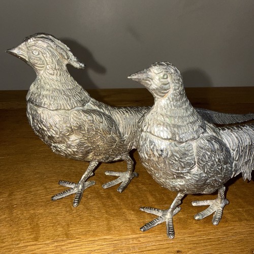 Vintage pheasant figurines - vintage,