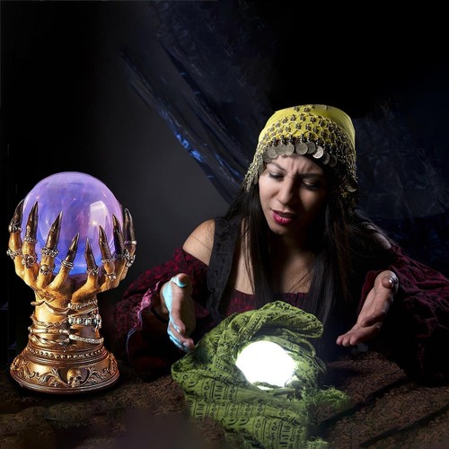 Halloween crystal ball - crystal, witch