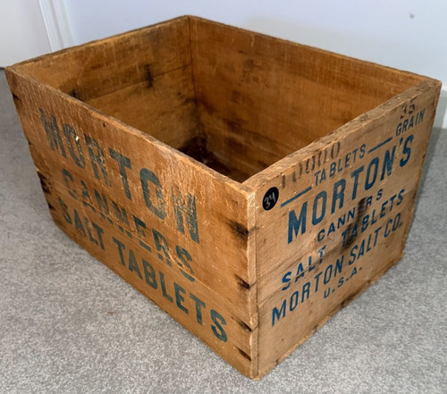 Antique morton salt - antique,