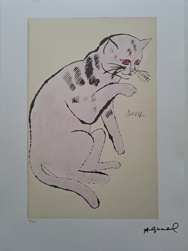 Andy warhol signed lithograph - andy,