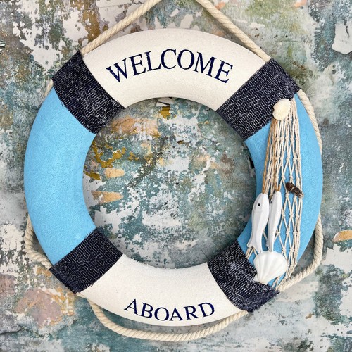 Welcome aboard lifebuoy wall - lifebuoy,