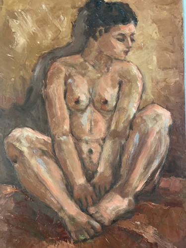 Belle painting naked woman - belle,