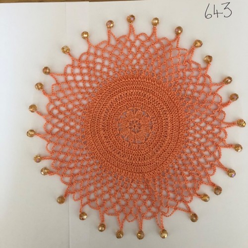Hand made crochet beaded - crochet,