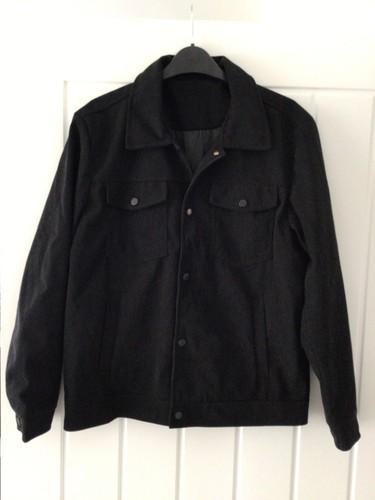 Fine needlecord black jacket