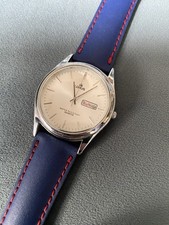 Gents Men’s Lorus Watch - Fully Working, With New Strap Fitted. Day date.