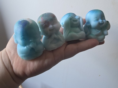 Set little buddha monk - set,