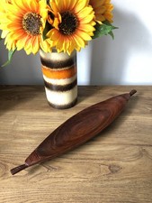 Kayak Boat Style Wooden Bowl