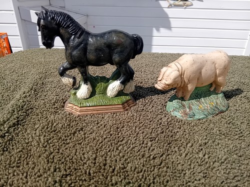 Cast iron pig - iron, horse
