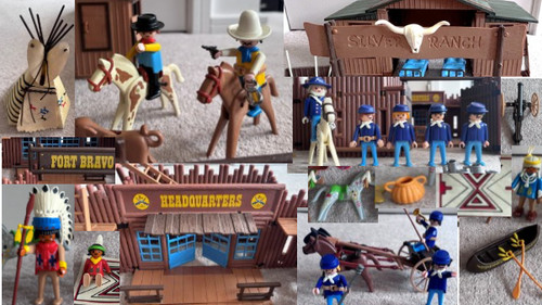 Playmobil western job lot - playmobil,