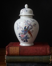Antique Oriental White Ceramic