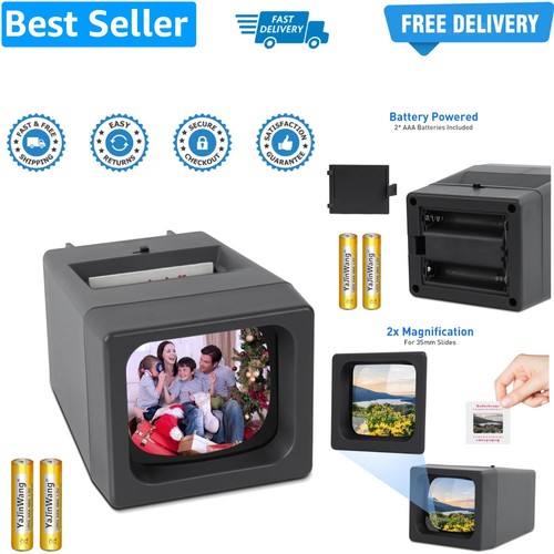 Film and slide viewer - and,