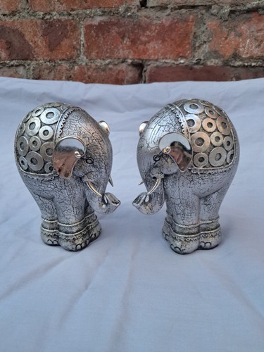 Two ornate silver effect - two,