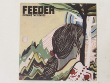 Feeder:  Pushing the Senses  2005 MINT EX SHOP STOCK  7" White Vinyl