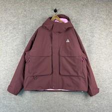 Nike Jacket Mens Large Purple ACG Primaloft Skull Peak Storm Fit Winter Hiking